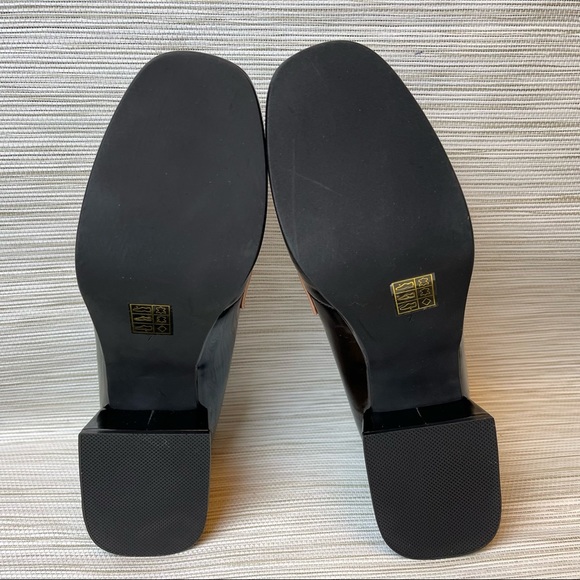 Jeffrey Campbell Student-2 Platform Loafers in Black Nude White Patent Size 7 - Picture 13 of 13